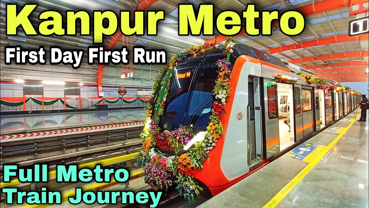 🚇 Kanpur Metro Train Journey - First Day First Run || A Video with Complete Details #kanpurmetro