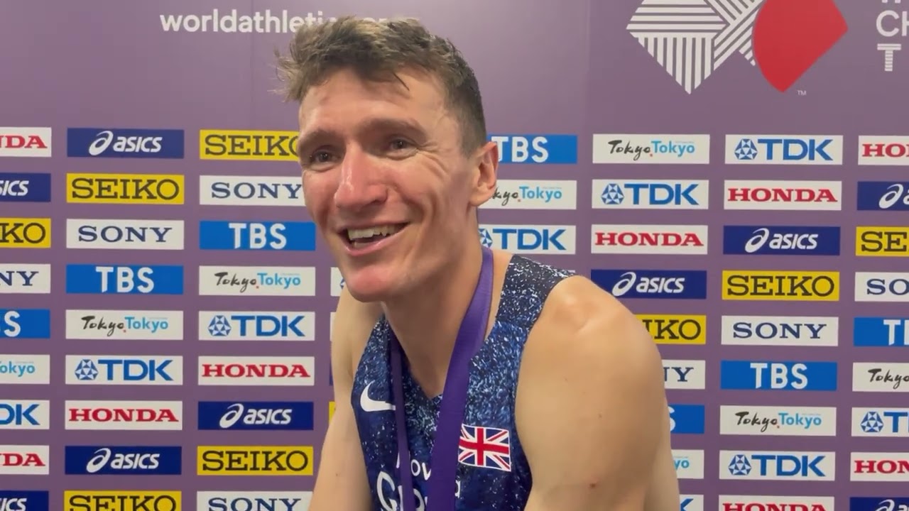 Jake Wightman on the feeling of securing a world silver 1500m medal in Tokyo