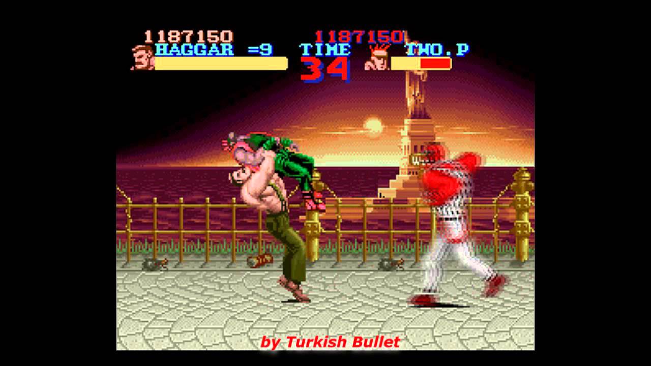 Final Fight (Japan) (Super Famicom) - (All Bosses | Expert Difficulty)