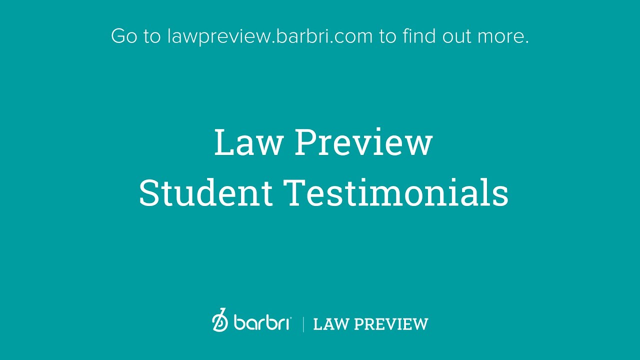 Law Preview Student Testimonials