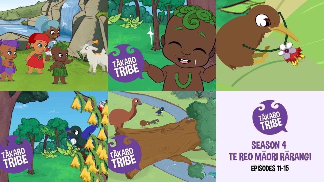 11-15 Rārangi | Tākaro Tribe Season 4 | Te Reo Māori | Learn Te Reo Māori | Kids Cartoon