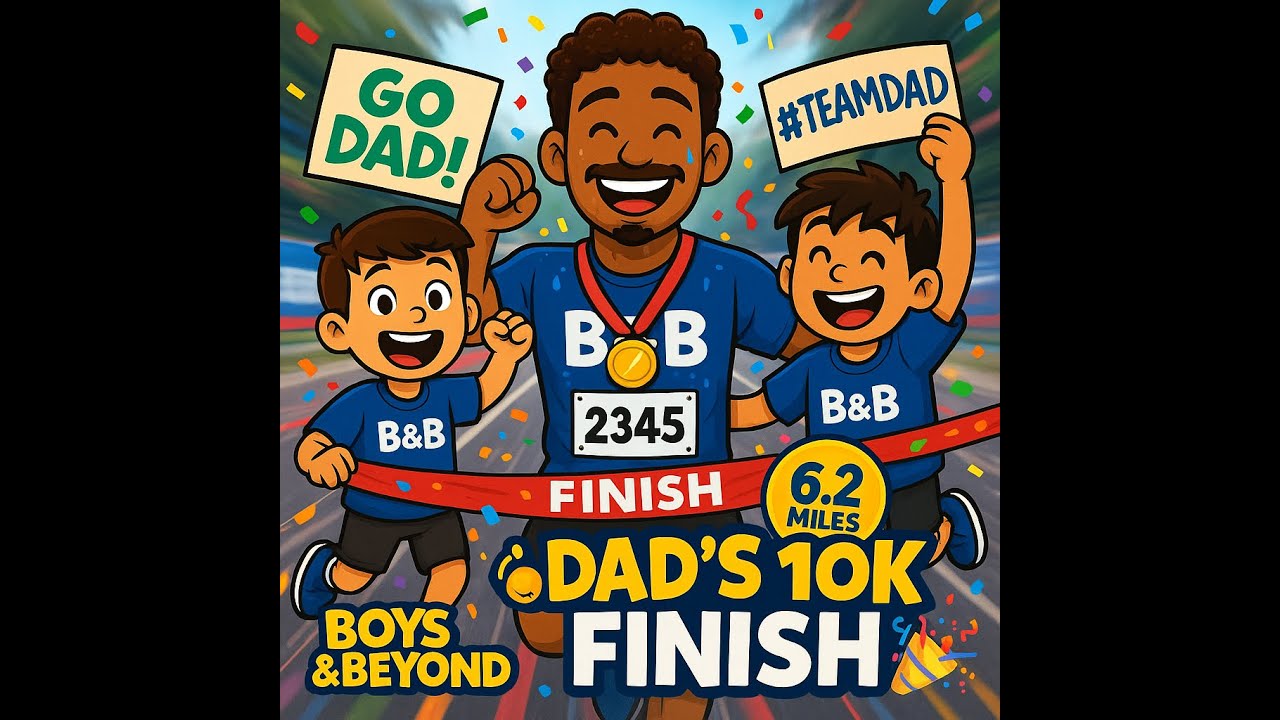 👟 Dad Ran. 🧢 The Boys Cheered. 👮‍♀️👮‍♂️ The Mission Mattered. 💙🇺🇸
