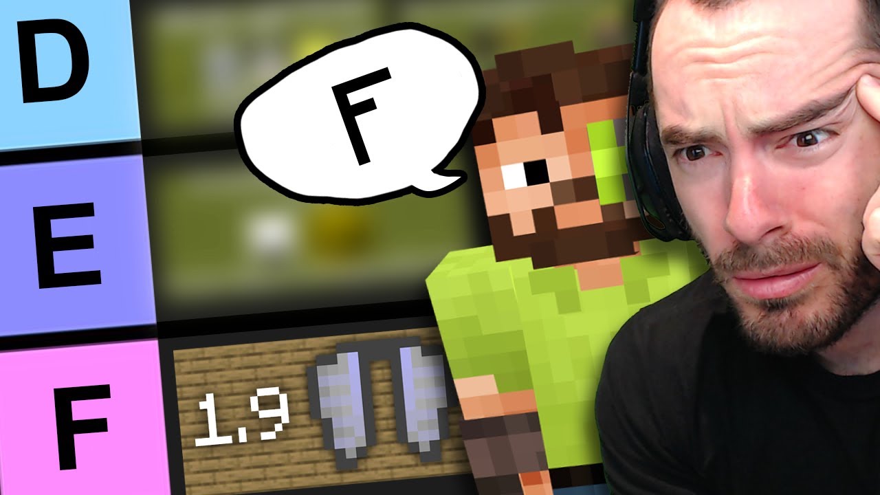 Minecraft Versions Tier List w/ Iskall85