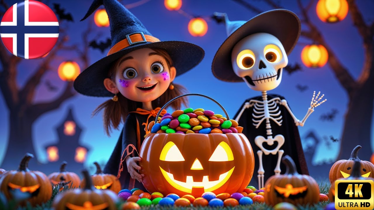 Halloweenfest med Jam med Lam 👻🎶 | Barnesang om knask eller knep