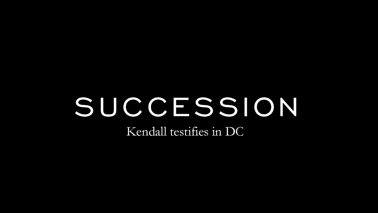 Succession- Kendall testifies in DC monologue