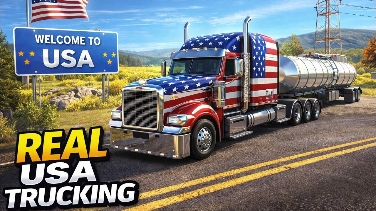 Truck Simulator USA Gameplay 🇺🇸 | Mobile Truck Driving | Part 1”