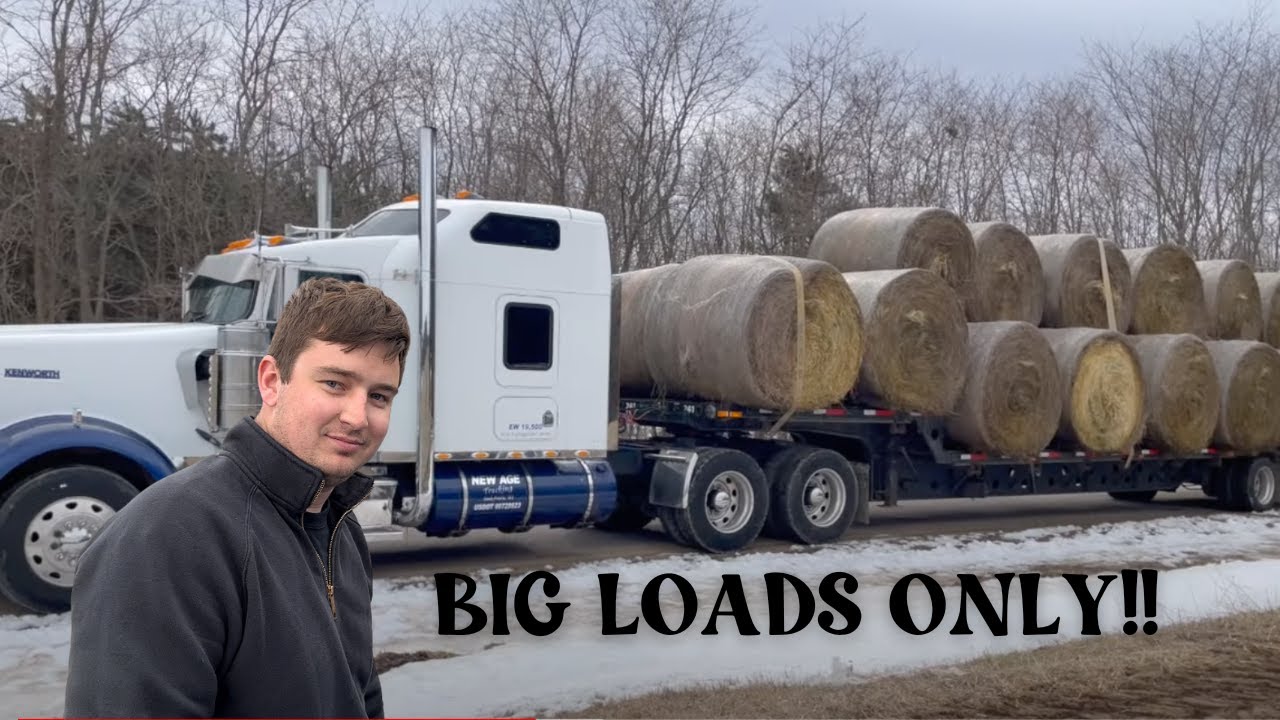 Hauling TONS of hay!! And sharing our secret to the cleanest tractor cabs!