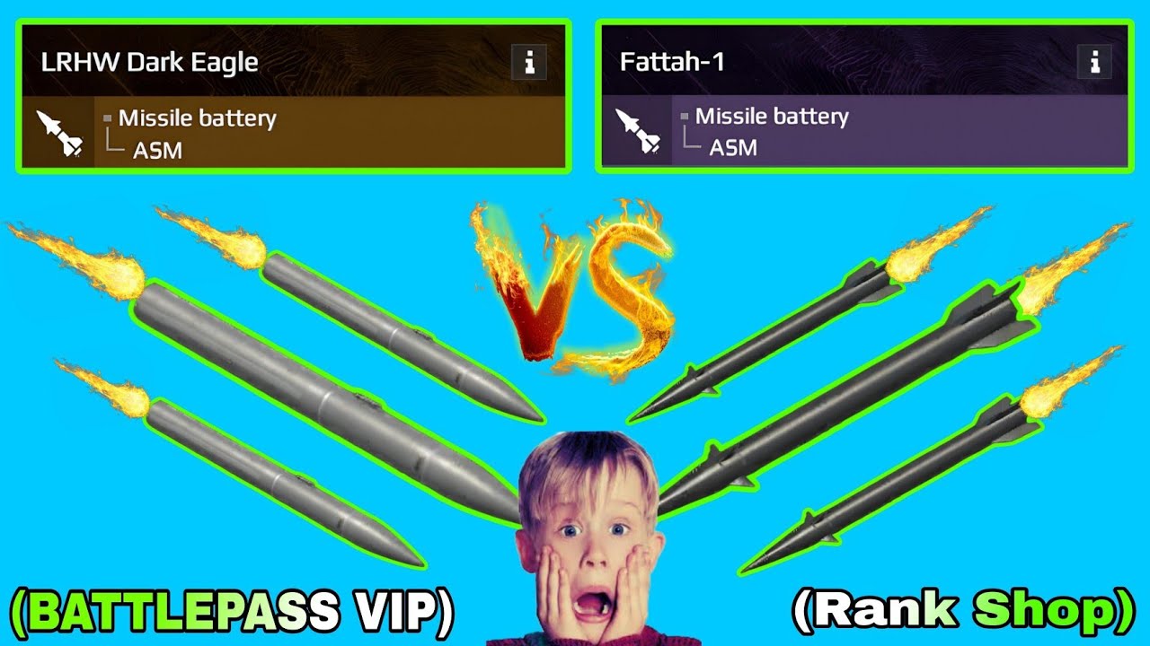 LRHW Dark Eagle vs Fattah-1 Missile 🚀 Damage Test with Against Air defence 🔥- Modern Warships 