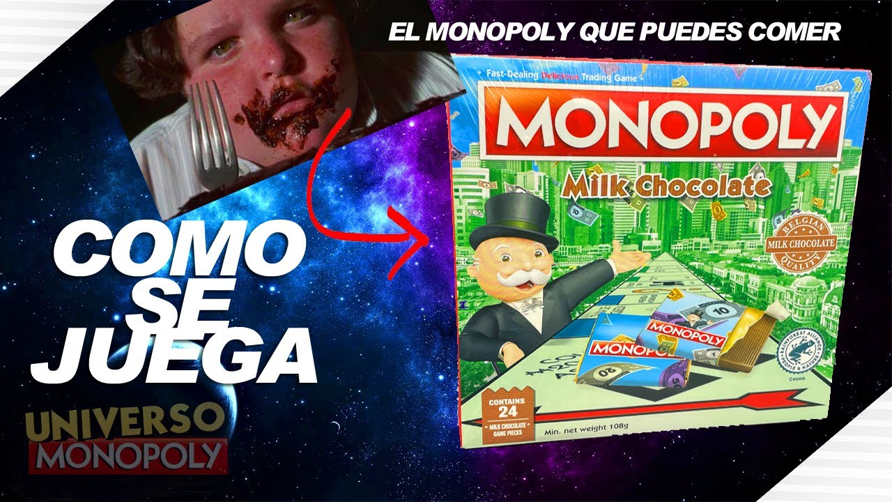 El MONOPOLY HECHO DE CHOCOLATE. El m&aacute;s delicioso Monopoly Milk Chocolate!!