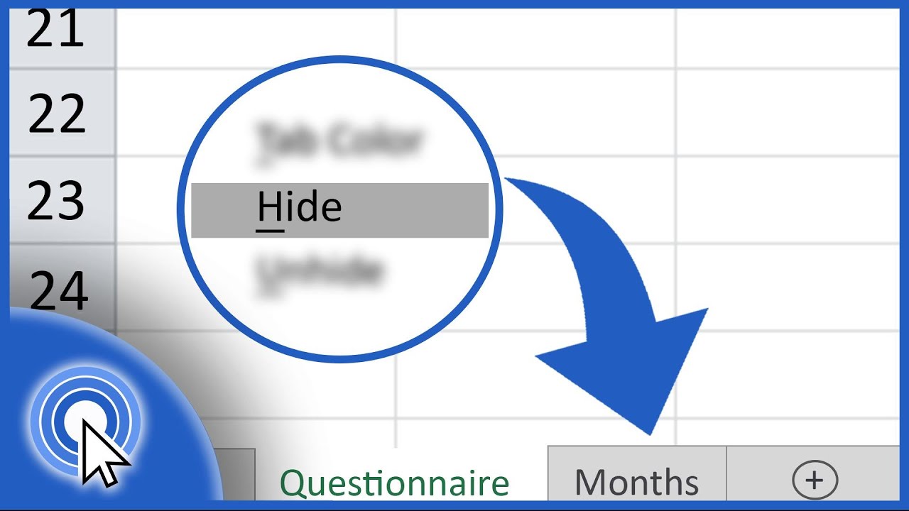 How to Hide Sheets in Excel