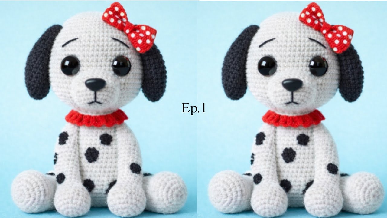 Crochet For Beginners/How To Crochet A Dog/Crochet Dog Amigurumi/dog crochet tutorial/ (part1)