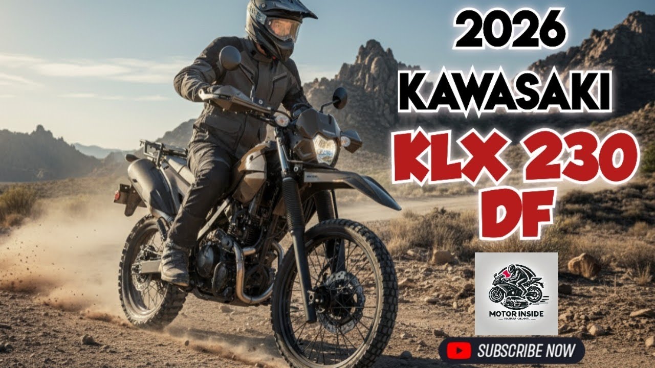 Обзор Kawasaki KLX 230 DF 2026 года — лучший мотоцикл двойного назначения для новичков и трейлран...