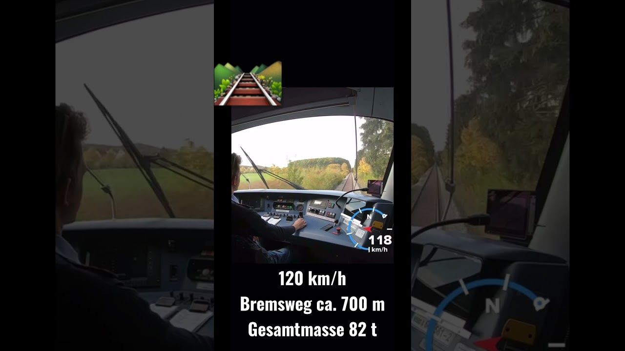 Fahrt mit der BR 642 aufnehmen | Impressionen Lokführer