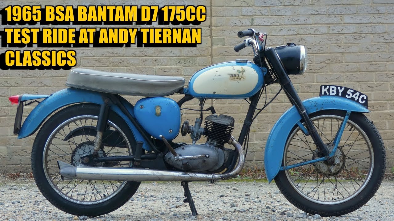 1965 BSA Bantam D7 175cc на соревнованиях Andy Tiernan Classics #09298BSA