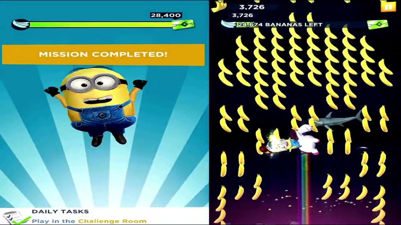 Despicable Me Minion Rush! Android Reverse Gameplay - Daily Challenge, Episode 764