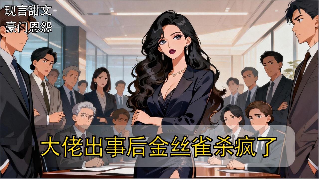 我是被大佬豢养的金丝雀。有天金主出车祸生死不明，所有人都以为我失去靠山，风光不再。我冷笑，转身以股东身份进入金主公司。【大佬出事后金丝雀杀疯了】#一口气看完