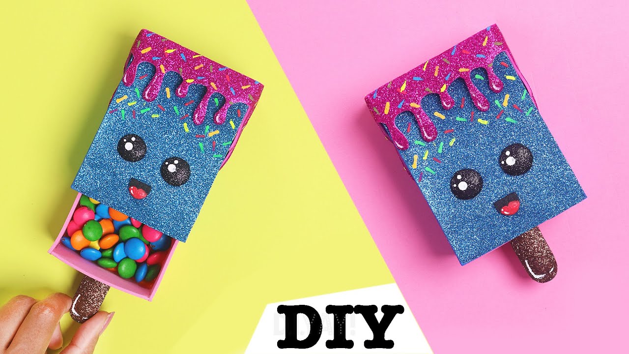 DIY Ice Cream Gift Box 🍦  | Candy Box | DIY Gift Box Ideas