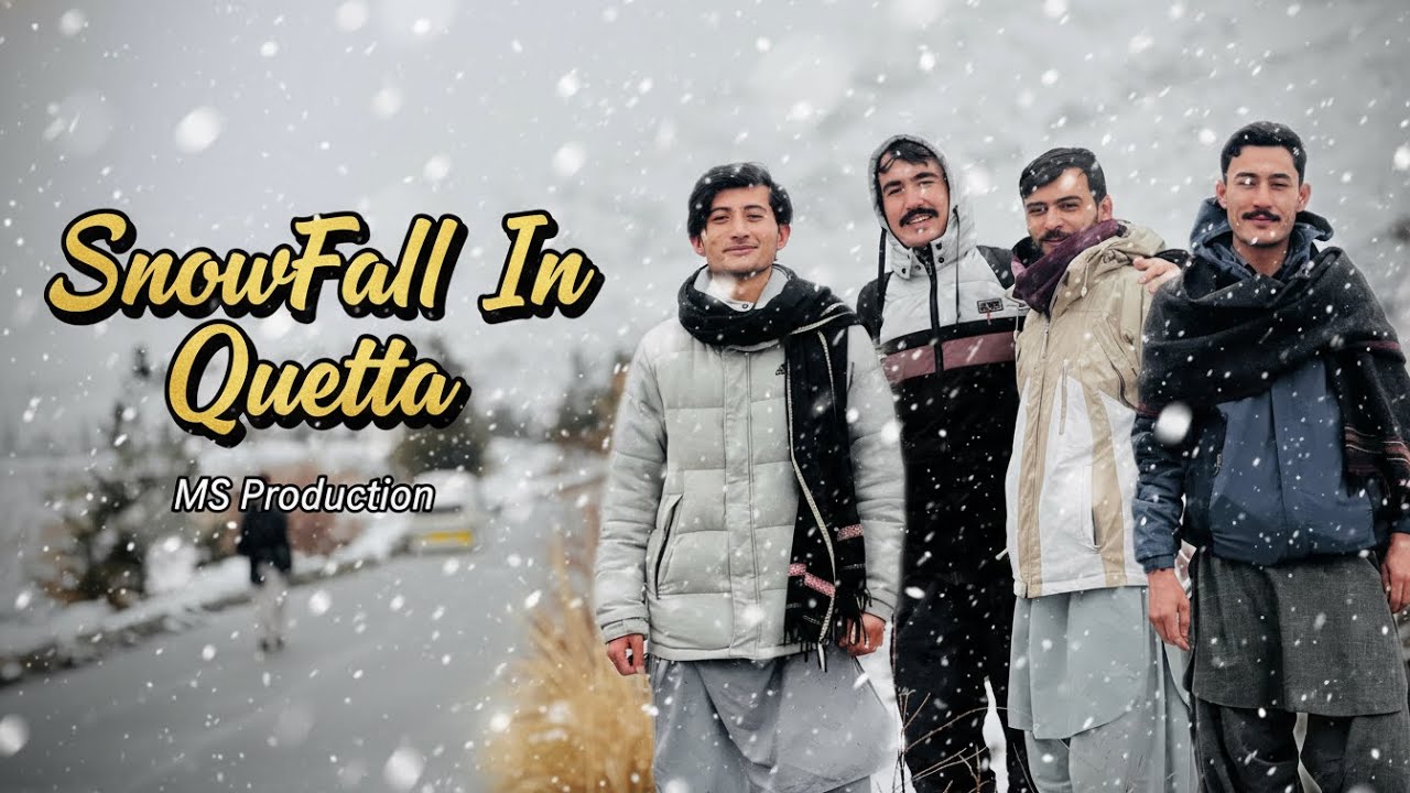 Snowfall In Quetta | MS PRODUCTION | Full Vlog Enjoyed A lot | Keep Supporting 
