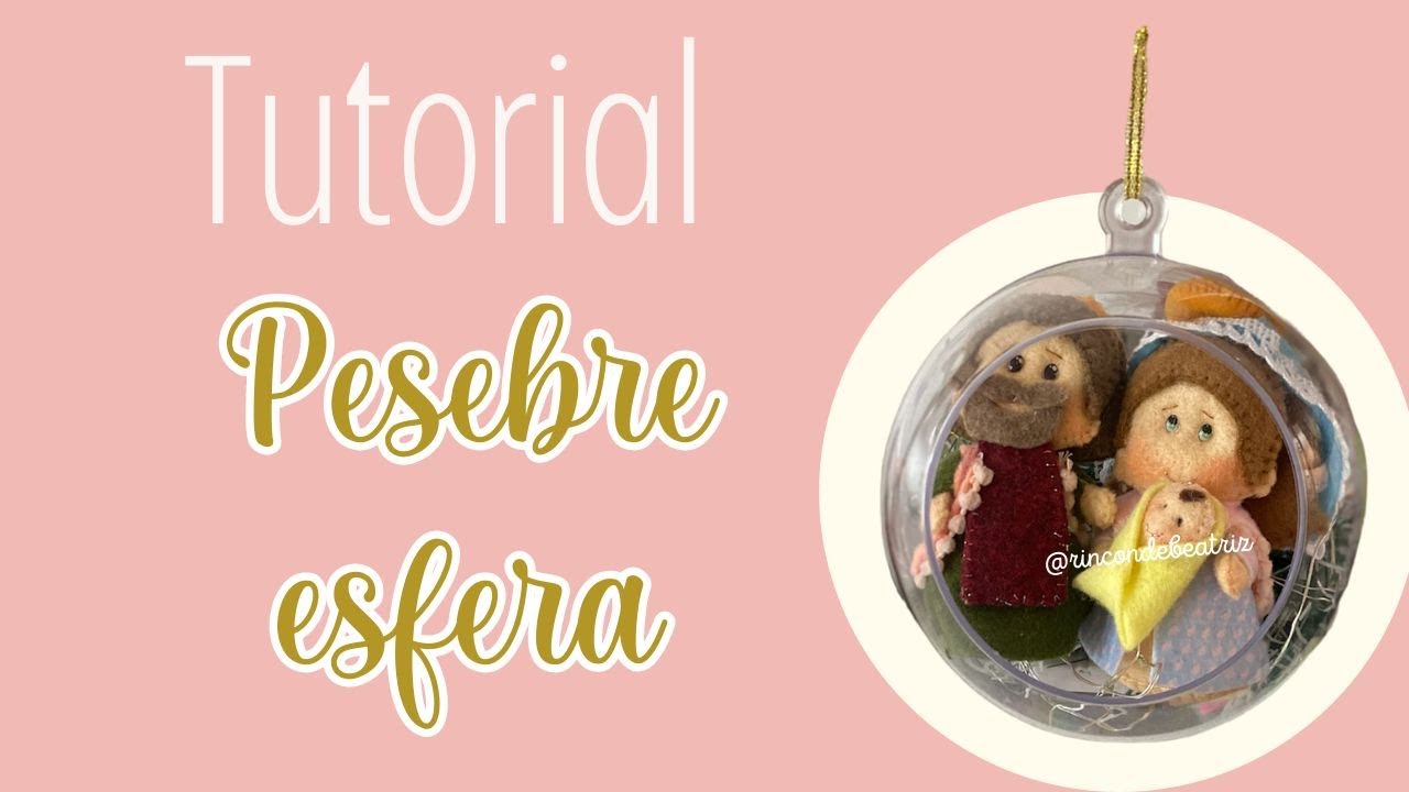 Como hacer pesebre esfera mesa- #pesebre #nacimiento #navidad2024  Rincón de Beatriz
