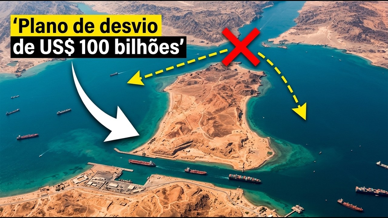 O plano de US$ 100 bilhões para contornar o Estreito de Ormuz