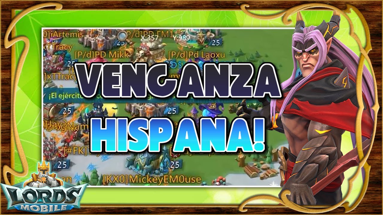 Una cereada a un compañero acaba en venganza! Lluvia de ataques mix imparables! - Lords Mobile ES