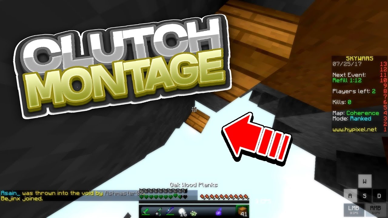 Minecraft CLUTCH Montage