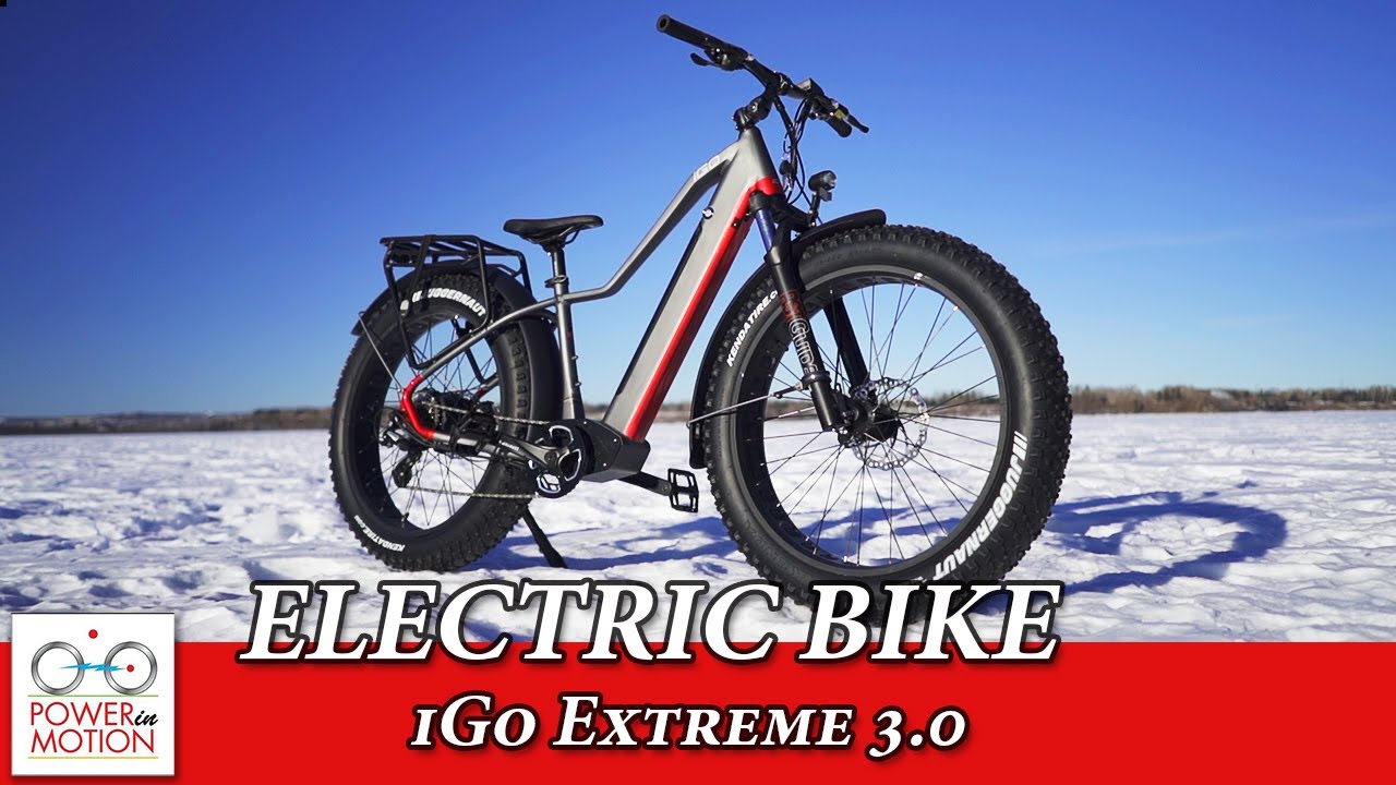 iGo EXTREME 3.0 Fat Bike Overview | Electric Fat Bike Calgary, Alberta, Canada