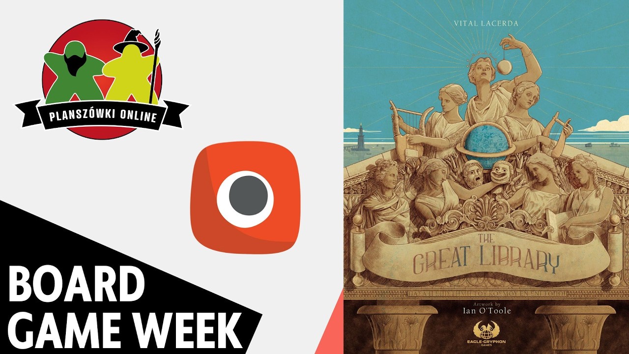 The Great Library- gameplay, zasady I BOARD GAME WEEK