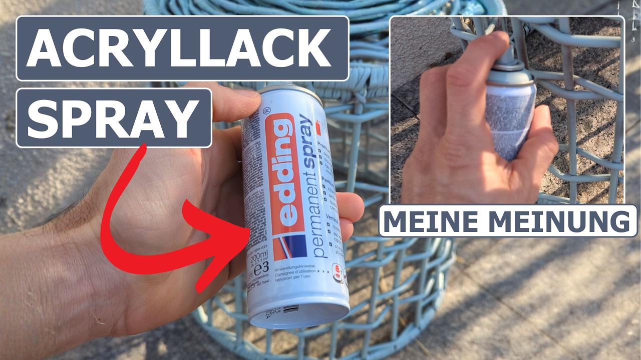 Akryllack Spray im Test (edding permanent spray)