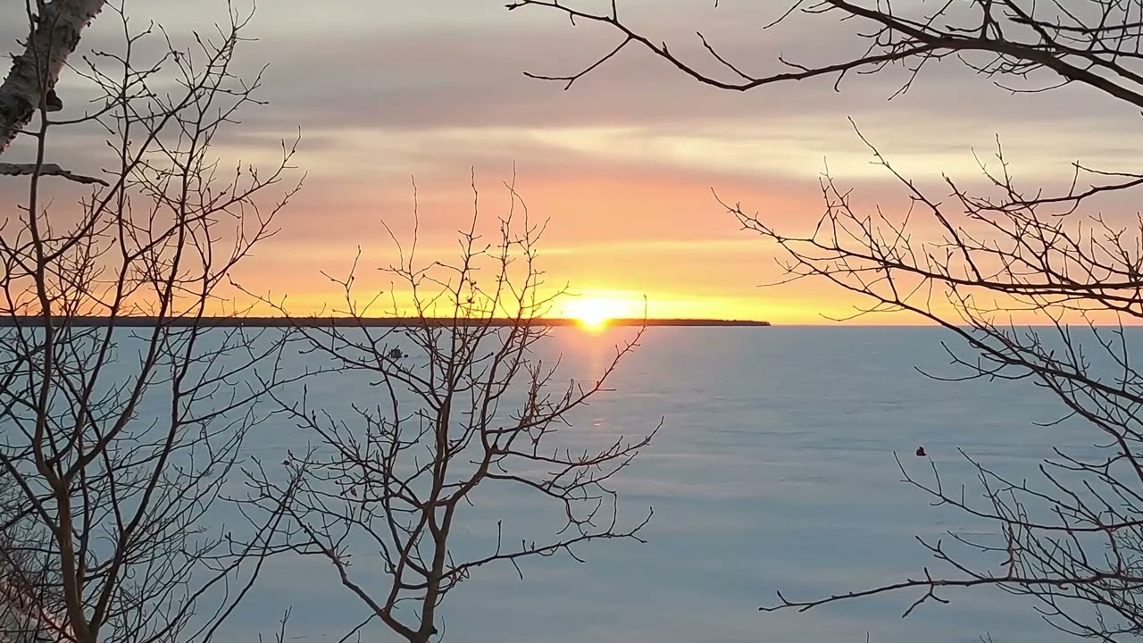 Sunrise Over the Windy Lake