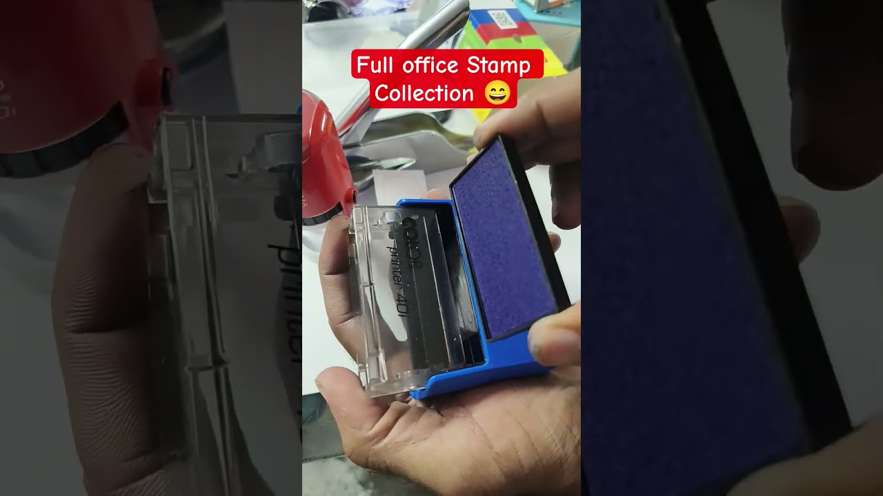 Your full Office Stamp Collection #commonsealstamp #stampfactory #dj