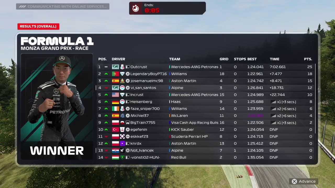 F1 25|Oppen Lobby Night🔥|Kaos online utrke!