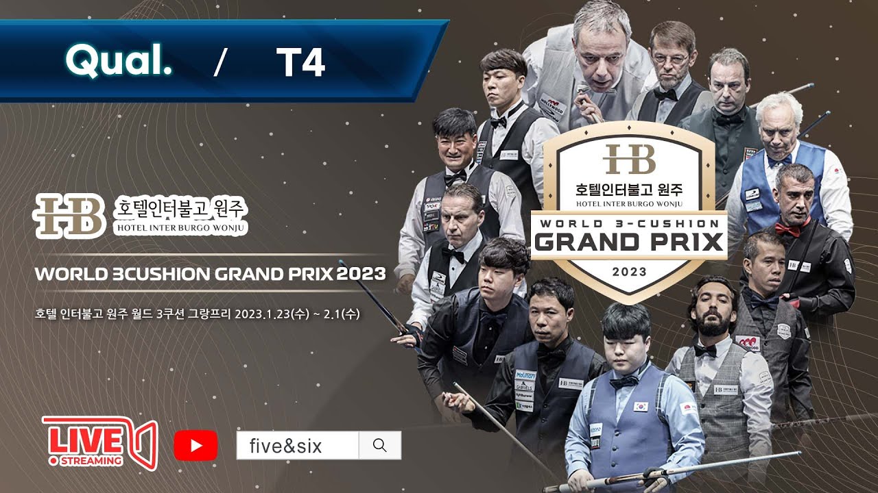 [Table 4] Hotel Inter Burgo Wonju World 3-Cushion Grand Prix 2023 - Q