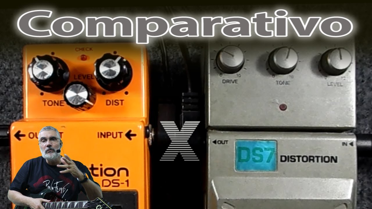 Comparativo Ibanez Distortion DS7 X Boss DS1