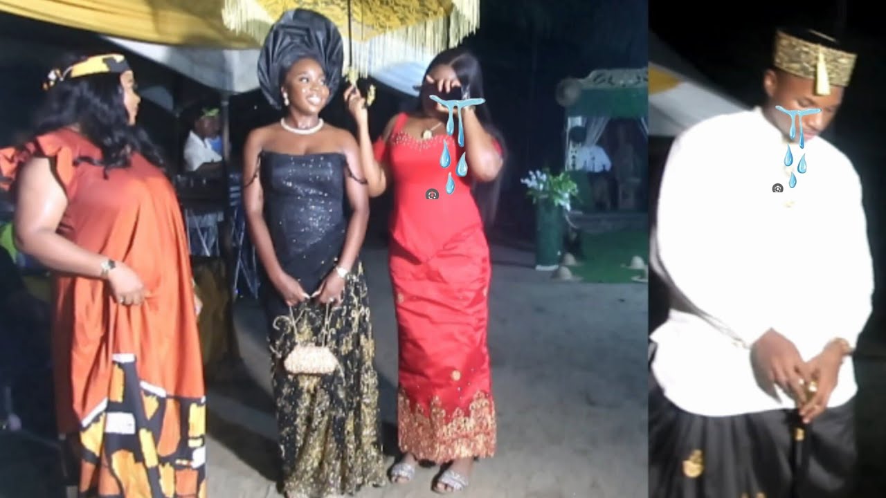 THE MOMENT THE GROOM CRIED WHEN HE SAW HIS WIFE....