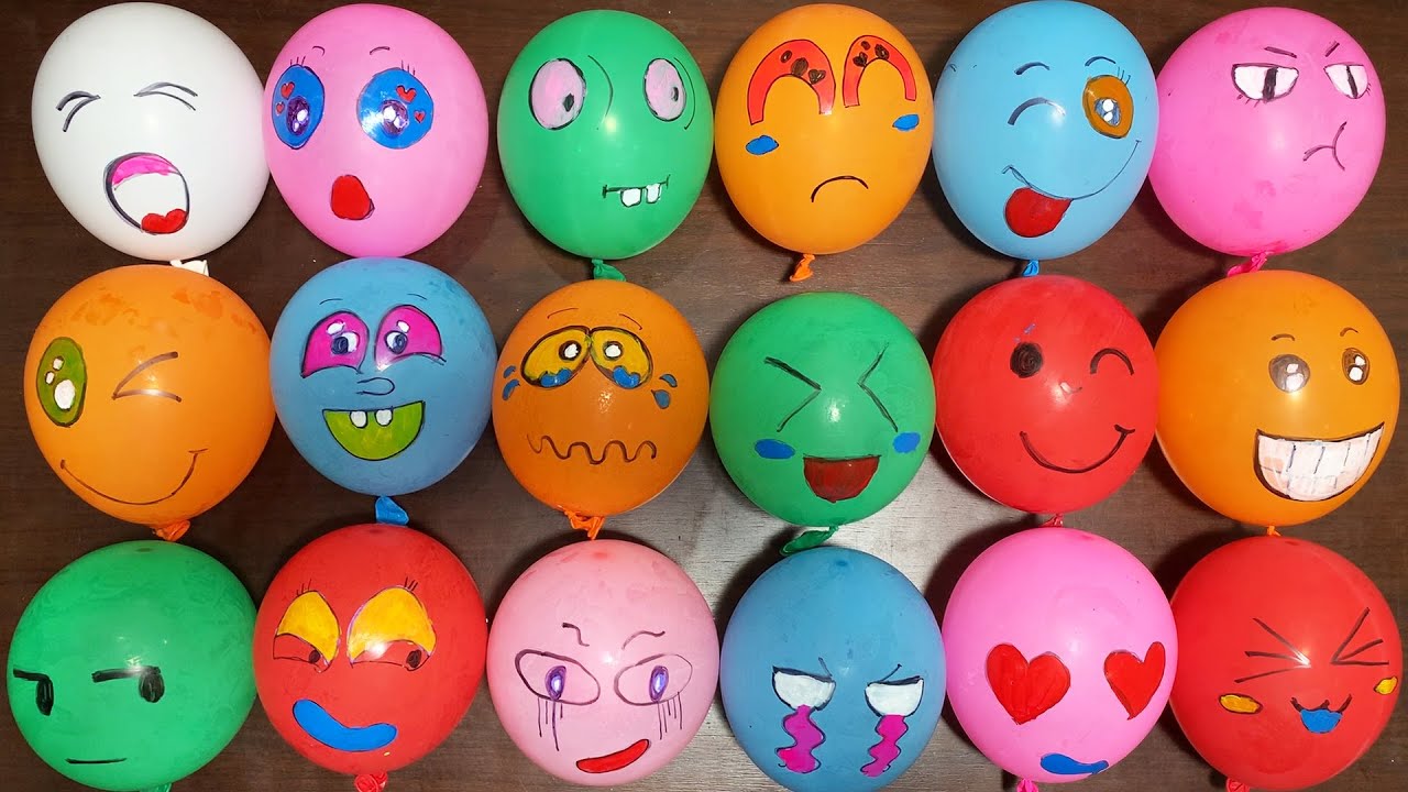 MAKING SLIME WITH POPING BALOONS ! SATISFYING ASMR SLIME VIDEOS #2874
