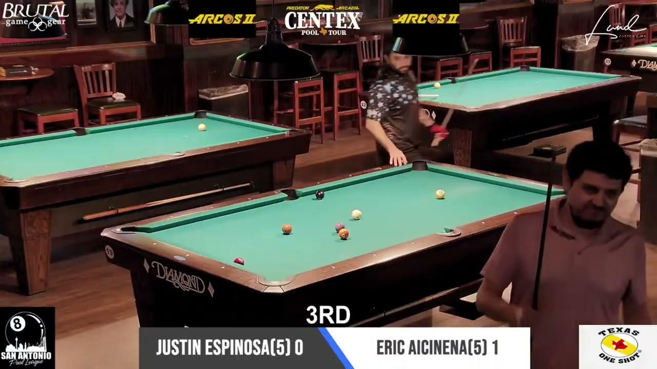 Semi's Justin Espinosa vs Eric Aicinena | 2026 Predator Arcadia CenTex Pool Tour Stop #1