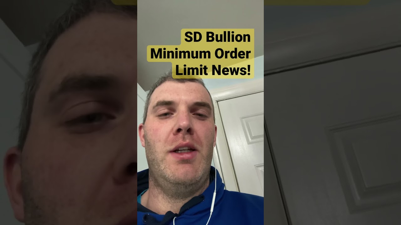SD Bullion Gold & Silver Minimum Order News #bullion #silver #gold