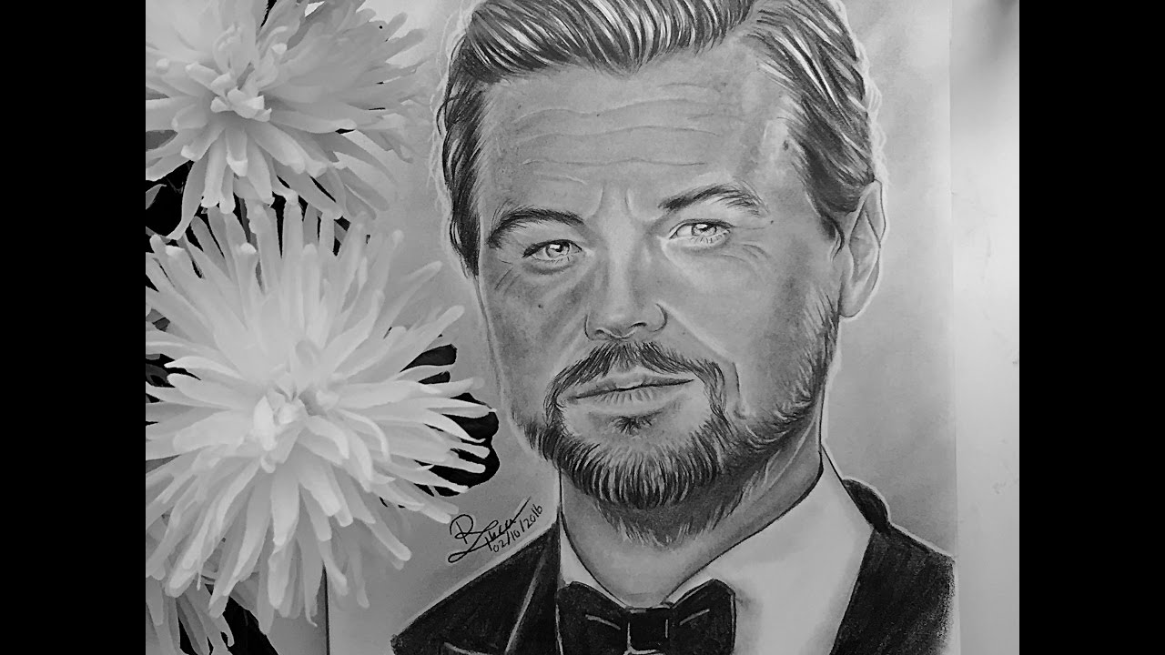 Leonardo DiCaprio Speeddrawing (Timelapse)
