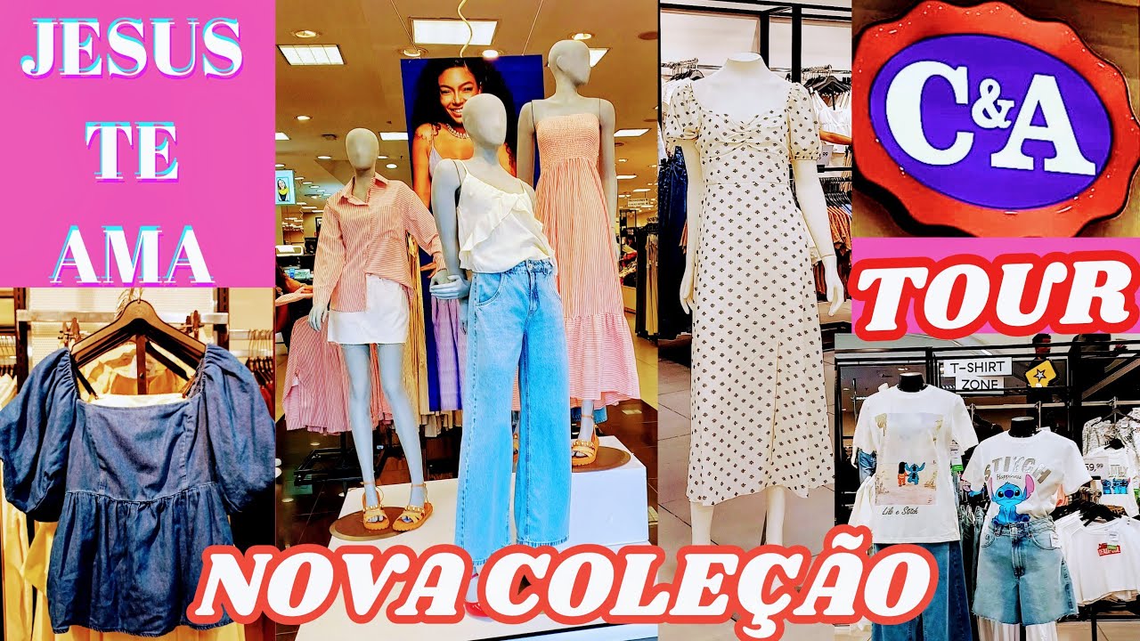 TOUR NA C&A NOVA COLEÇÃO CÓDIGO DE CONSULTORA ROSOARES 25%OFF VESTIDOS, CALÇAS, SAIAS, BLUSAS.#tour