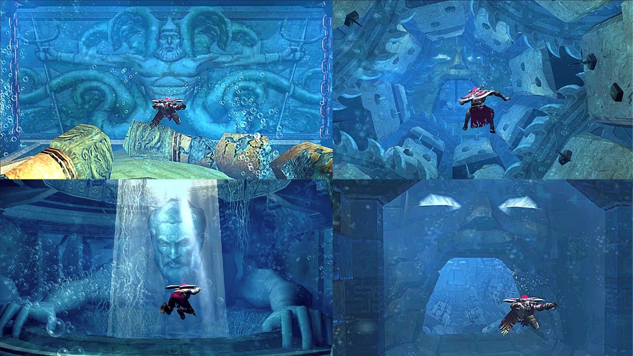God of War 1 HD #12 - Poseidon's Chamber - Hard Mode + Cutscenes #gow1 #kratos