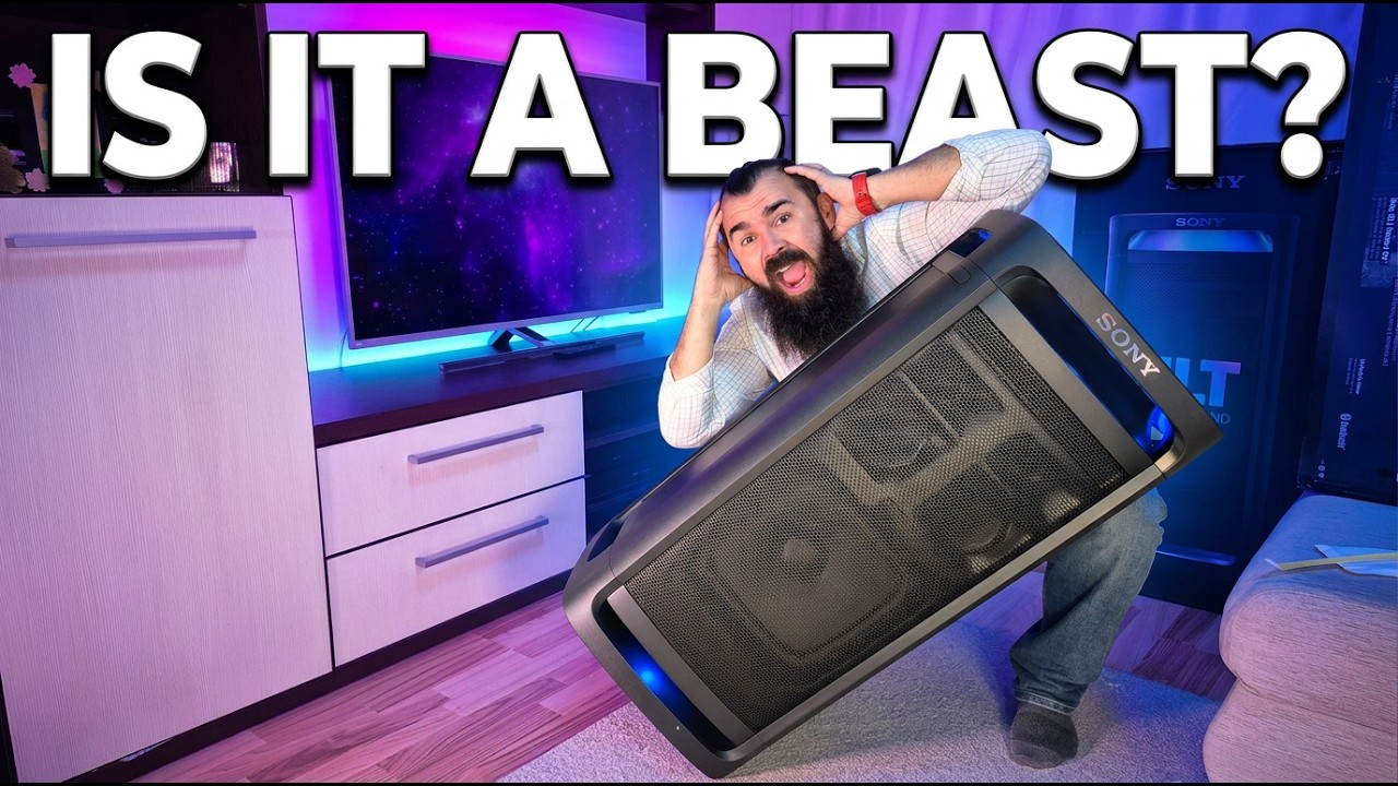 Аккумуляторная акустическая система Sony ULT Tower9 для вечеринок | Распаковка и первые впечатления