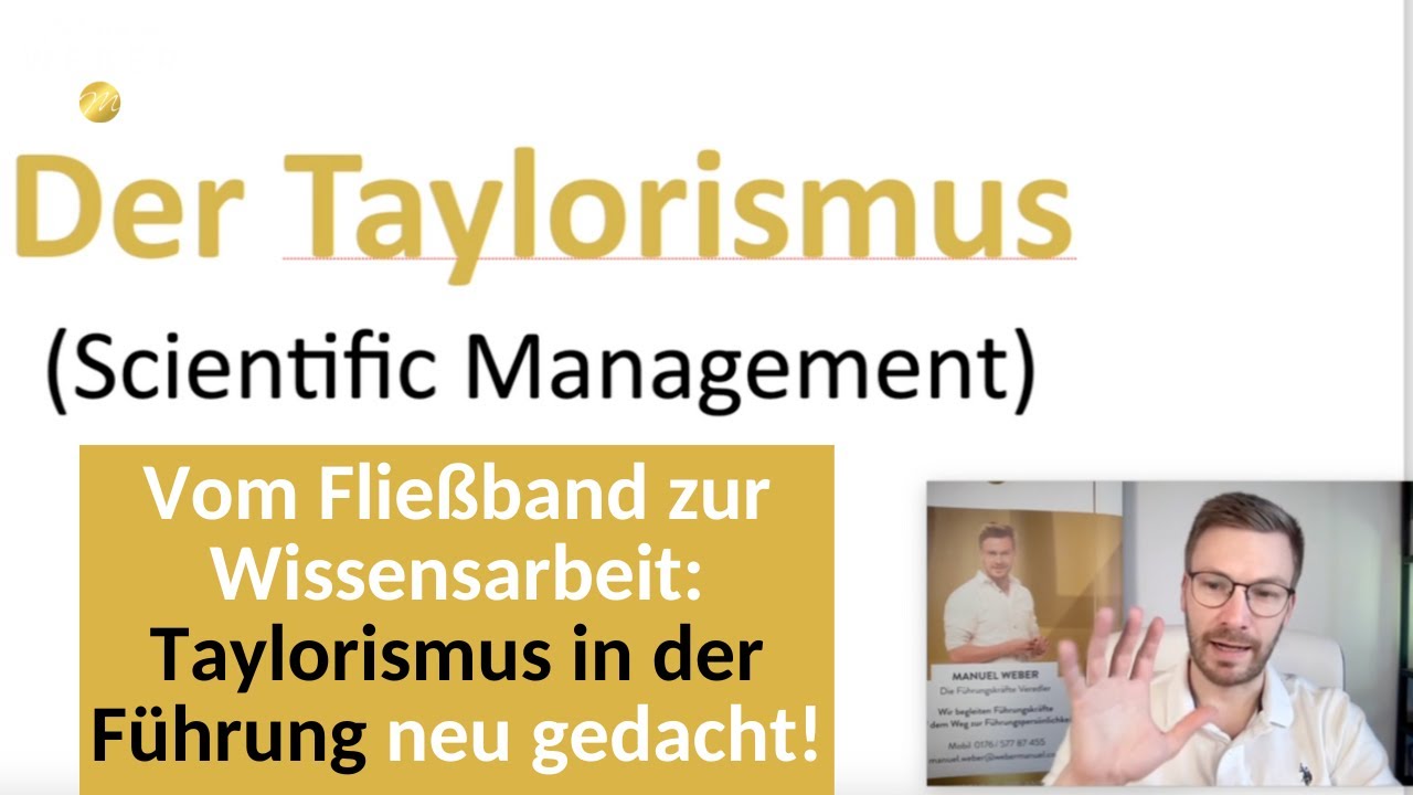 Vom Fließband zur Wissensarbeit - Moderne Führung vs. Führung aus der Steinzeit - Der Taylorismus