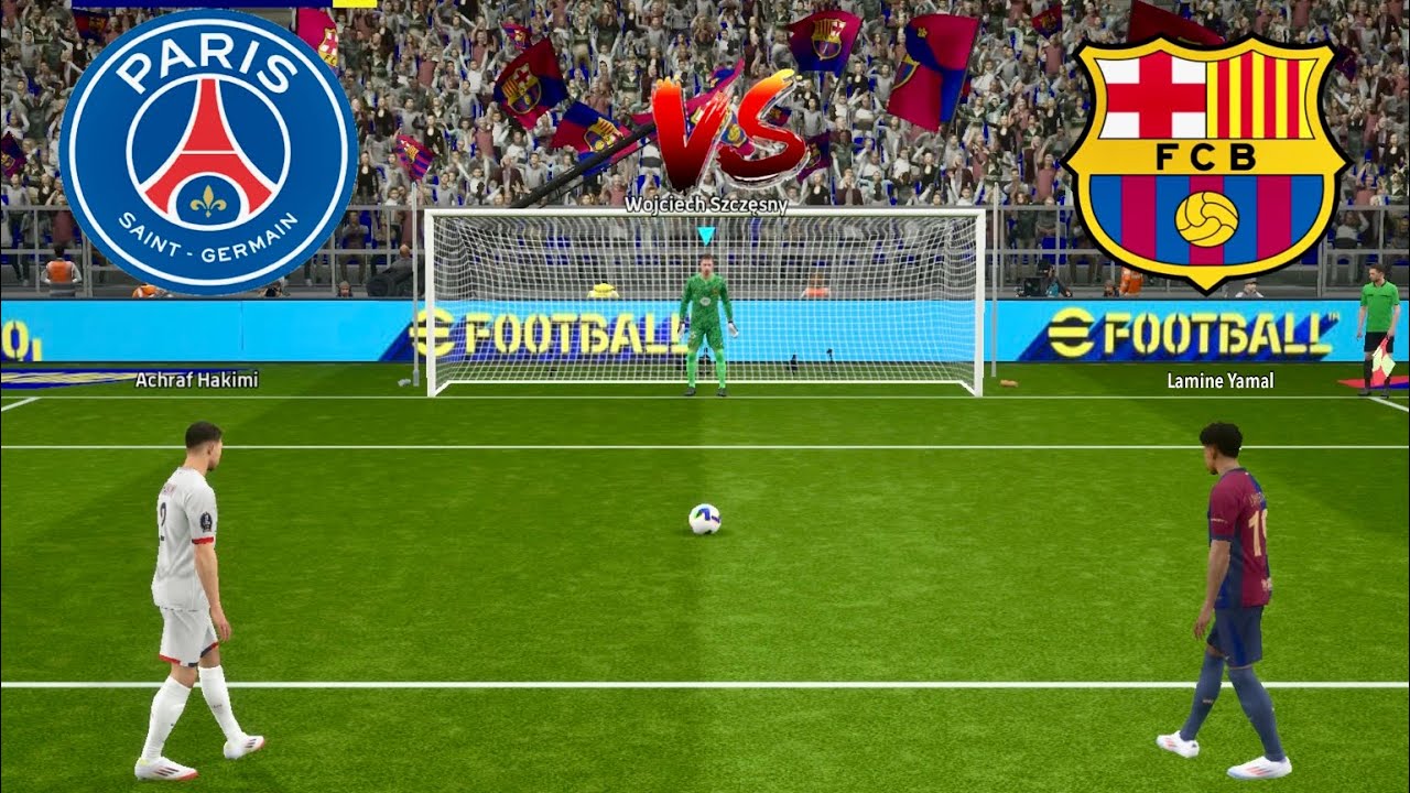 PSG vs BARCELONA Penalty Shootout | PSG vs FCB Match | Highlights