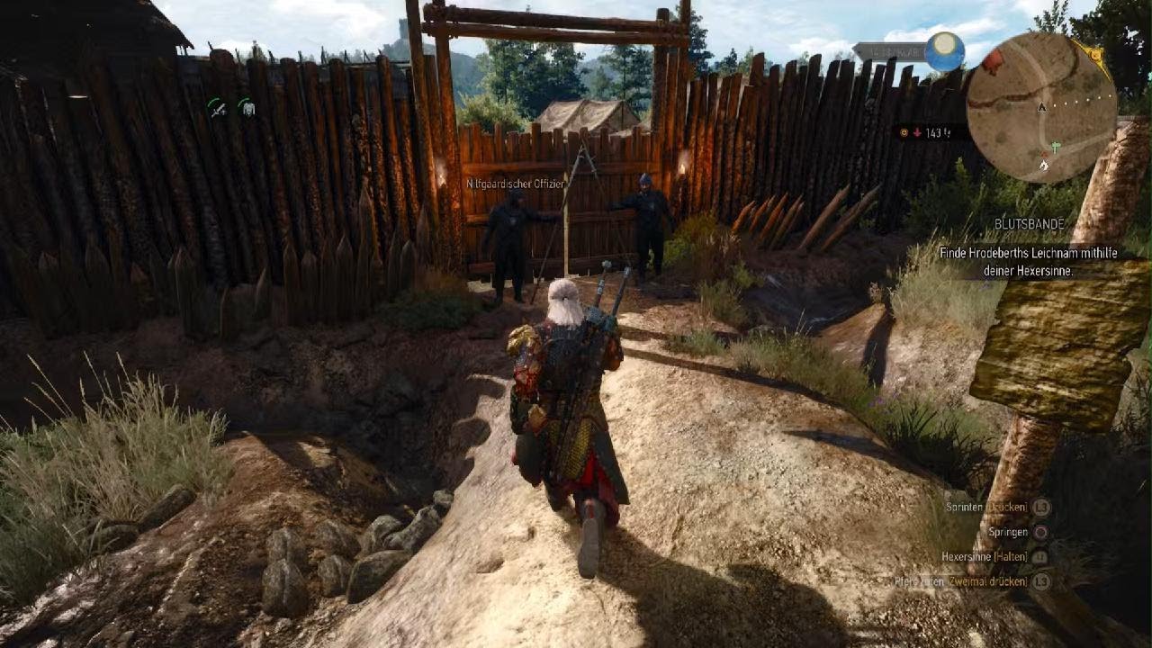 The Witcher 3: How to get the Nilfgaardian Helmet and Armor after patched door (Next Gen)