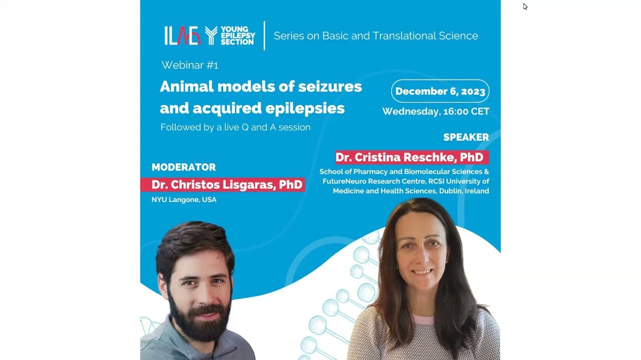 Session 1: Animal models of seizures and acquired epilepsies