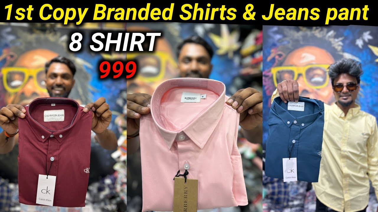 8 SHIRTS ₹ 999| 1st Copy Branded Shirts & Jeans pant| Door Delivery Available | Vimals lifestyle