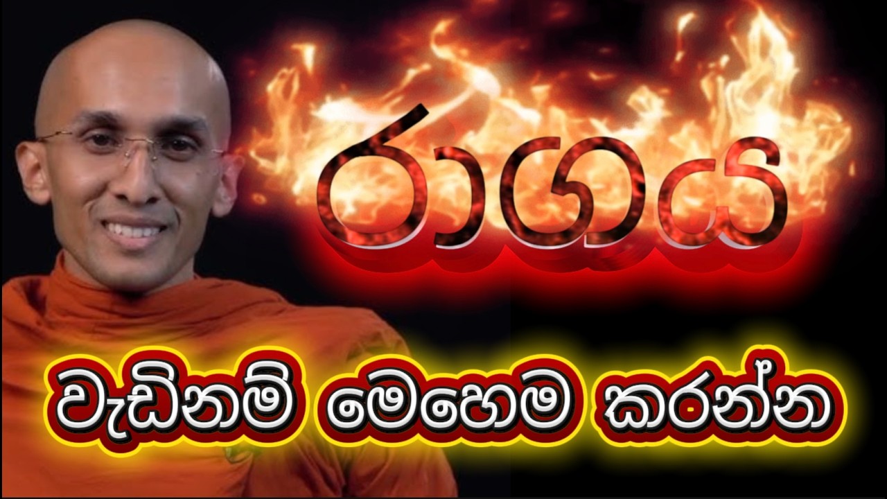 හිතේ රාගය අධික අයට හිත පාලනය කරන ක්‍රමයක් Ankubure Amithadeepa Thero