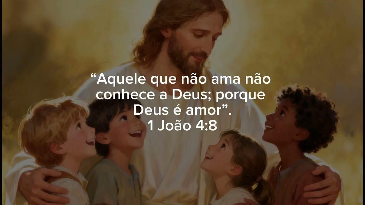 Deus é amor - Música IA com versículos da Bíblia. 