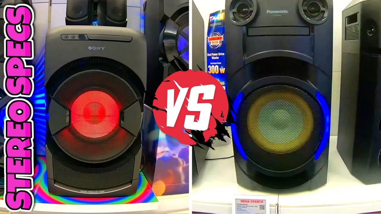 Panasonic SC TMAX10E K Deep Bass vs Sony MHCGT4D Extreme Sound | 2020 Review | Sound Comparison